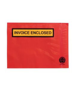 MARBIG PROFESSIONAL PACKAGING ENVELOPE INV ENCL A6 175X125MM RD BX1000