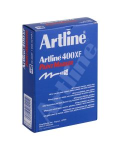 ARTLINE 400 PERMANENT PAINT MARKER 2.3MM BULLET WHITE