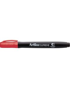 ARTLINE SUPREME PERMANENT MKR CHISEL RED