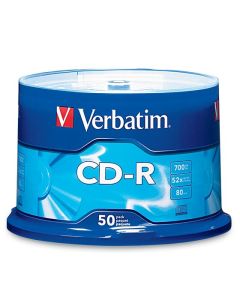 VERBATIM CR-R 80 MIN PACK OF 50 52X