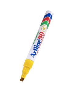 ARTLINE 90 PERMANENT MARKER 5MM CHISEL NIB YELLOW