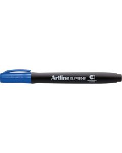ARTLINE SUPREME PERMANENT MKR CHISEL BLUE ANTIMICROBIAL