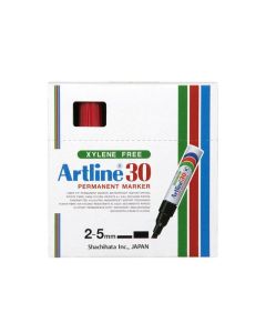 ARTLINE 30 PERMANENT MARKER 5MM CHISEL NIB ASSORTED