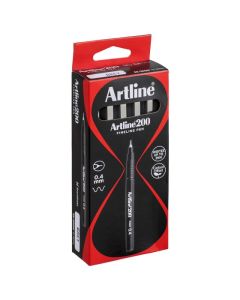 ARTLINE 200 FINELINER PEN 0.4MM GREY