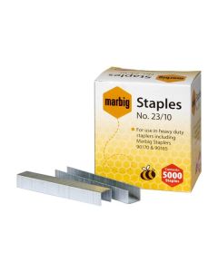 MARBIG STAPLES 23/10MM BOX 5000 H/DUTY