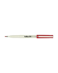 ARTLINE 210 FINELINER PEN 0.6MM RED HS