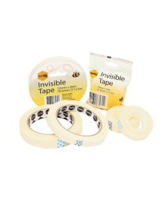 MARBIG TAPE INV 12MM X 33M (25.4MM CORE) INVISIBLE 12MM X 33M (25.4MM)