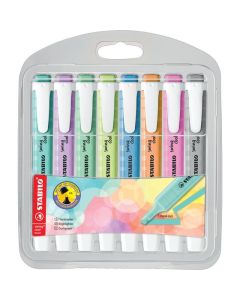 STABILO SWING COOL PASTEL HIGHLIGHTER PASTEL WALLET 8