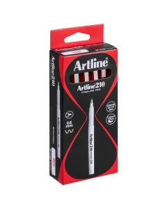 ARTLINE 210 FINELINER PEN 0.6MM DARK RED