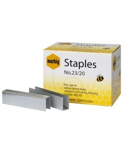 MARBIG STAPLES 23/20MM BOX 5000 H/DUTY