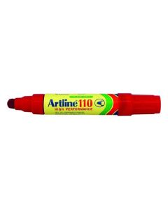 ARTLINE 110 PERMANENT MARKER 4MM BULLET NIB RED