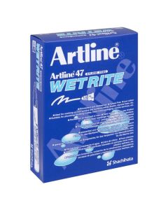 ARTLINE 47 WETRITE PERMANENT MARKER 1.5MM BULLET NIB BLACK