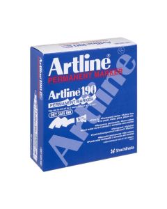 ARTLINE 190 PERMANENT MARKER 5MM CHISEL NIB BLACK