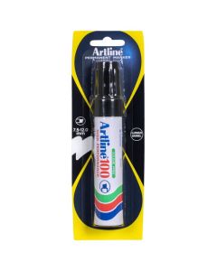 ARTLINE 100 PERMANENT MARKER 12MM CHISEL NIB BLACK HS