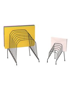 MARBIG STEP FILE WIRE ORGANISER SMALL BLACK