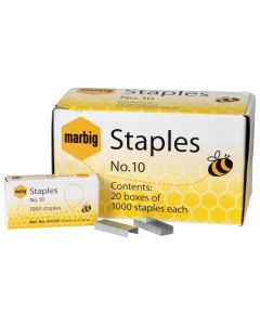 MARBIG STAPLES NO.10 BOX 1000