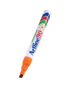 ARTLINE 90 PERMANENT MARKER 5MM CHISEL NIB ORANGE