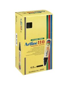 ARTLINE 110 PERMANENT MARKER 4MM BULLET NIB BLACK
