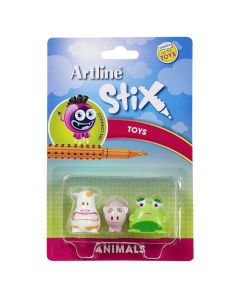 ARTLINE STIX TOYS 3 PACK ANIMALS