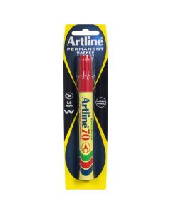 ARTLINE 70 PERMANENT MARKER 1.5MM BULLET NIB RED HS