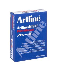 ARTLINE 409 PERMANENT PAINT MARKER 4.0MM CHISEL BLACK