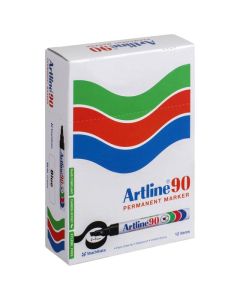 ARTLINE 90 PERMANENT MARKER 5MM CHISEL NIB BLUE