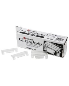 CRYSTALFILE CLEAR TABS PACK 50