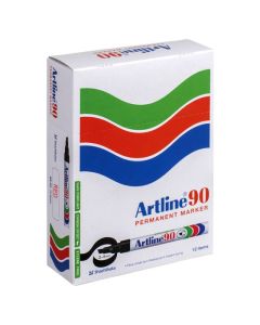 ARTLINE 90 PERMANENT MARKER 5MM CHISEL NIB RED