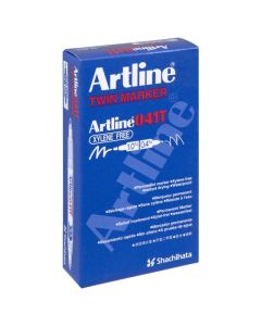 ARTLINE 041T PERMANENT DUAL NIB MARKER BLACK