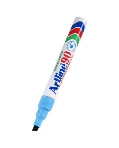 ARTLINE 90 PERMANENT MARKER 5MM CHISEL NIB LIGHT BLUE