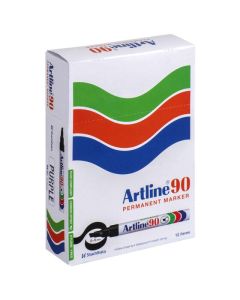 ARTLINE 90 PERMANENT MARKER 5MM CHISEL NIB PURPLE