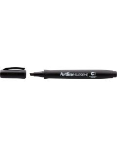 ARTLINE SUPREME PERMANENT MKR CHISEL BLACK ANTIMICROBIAL