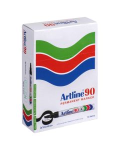 ARTLINE 90 PERMANENT MARKER 5MM CHISEL NIB GREEN