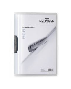 DURABLE DURASWING DOCUMENT FILE 30 SHEET GRAPHITE/CLEAR