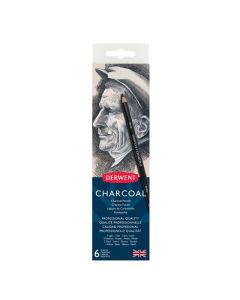 DERWENT CHARCOAL PENCIL TIN 6