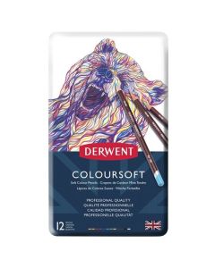DERWENT COLOURSOFT PENCIL TIN 12