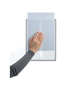 DURABLE DURAFRAME INFO FRAME STATIC CLING A4 GREY PACK5