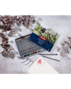 DERWENT GRAPHITINT PENCIL TIN 12