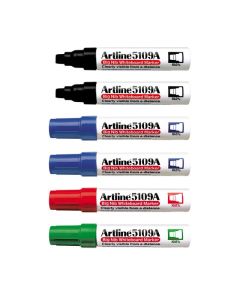 ARTLINE 5109A WHITEBOARD MARKER 10MM CHISEL NIB ASSORTED