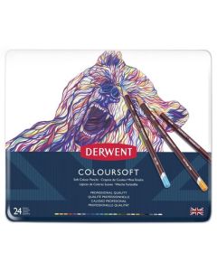 DERWENT COLOURSOFT PENCIL TIN 24