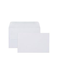 CUMBERLAND SELF SEAL PLAIN ENVELOPE 80GSM 90 X 165MM WHITE BOX500