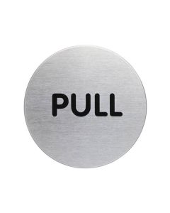 DURABLE PICTOGRAM PULL 65MM SILVER PACK1