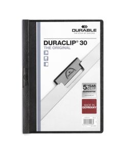 DURABLE DURACLIP DOCUMENT FILE A4 30 SHEET BLACK