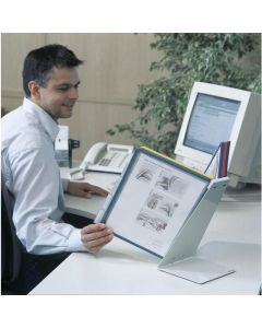 DURABLE VARIO TABLE 10 A4 DISPLAY SYSTEM 10 ASSORTED PANELS