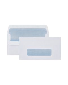 CUMBERLAND SELF SEAL SECRETIVE ENVELOPE 80GSM 11B 90 X 145MM WHITE BOX500