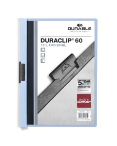 DURABLE DURACLIP DOCUMENT FILE A4 60 SHEET BLUE