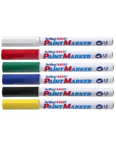 ARTLINE 440 PERMANENT PAINT MARKER 1.2MM BULLET ASSORTED