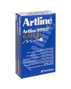 ARTLINE 999 METALLIC PERMANENT MARKER 0.8MM PLASTIC NIB GOLD