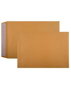 CUMBERLAND STRIP SEAL POCKET ENVELOPE 100GSM C4 324 X 229MM GOLD BOX250