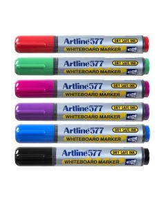 ARTLINE 577 WHITEBOARD MARKER ASST (WALLET 6)